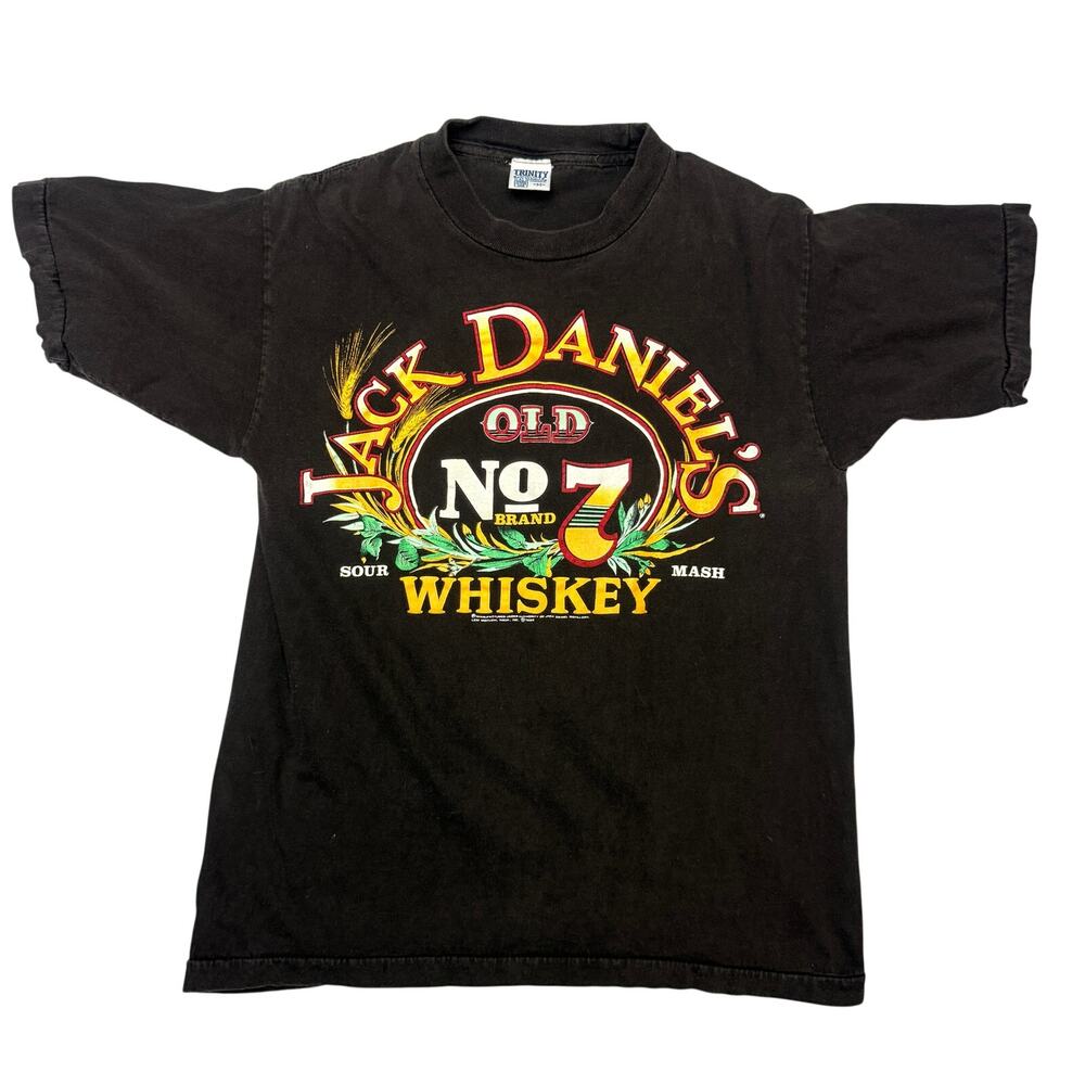 Vintage 80s Jack Daniels Whiskey Promo Single Stitch T Shirt Men’s Medium
